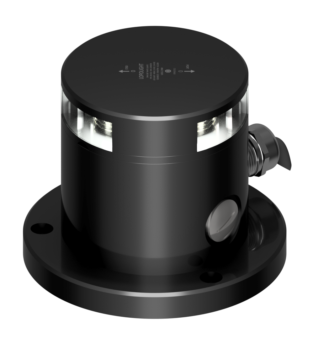 2nm 180° White, hor. mnt, dimmable, black